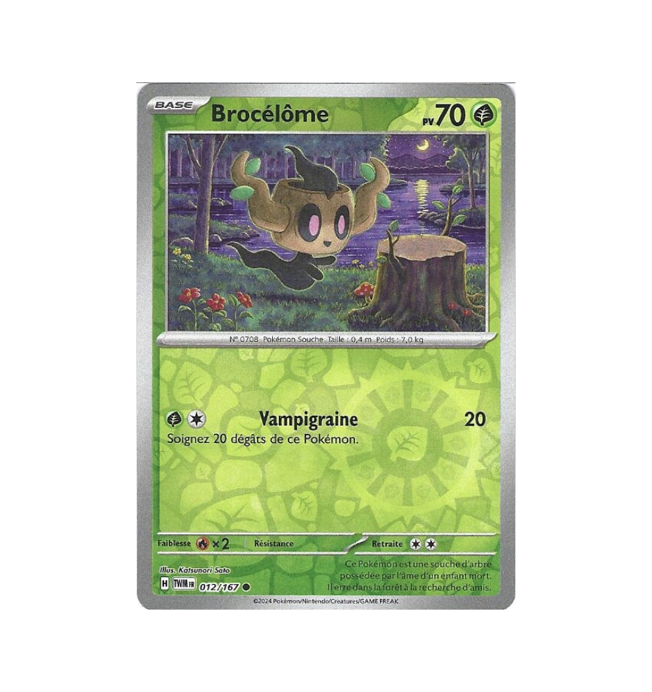 Brocélome 012/167 Reverse