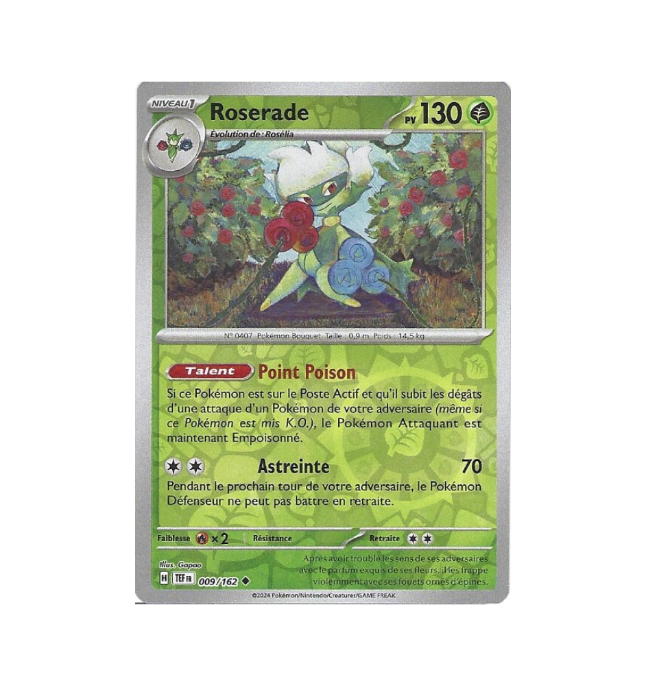 Roserade 009/162 Reverse