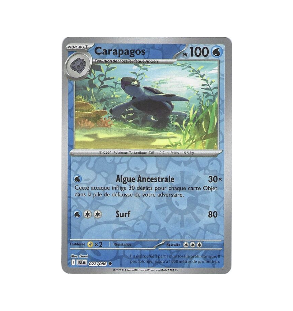 Carapagos 022/086 Reverse