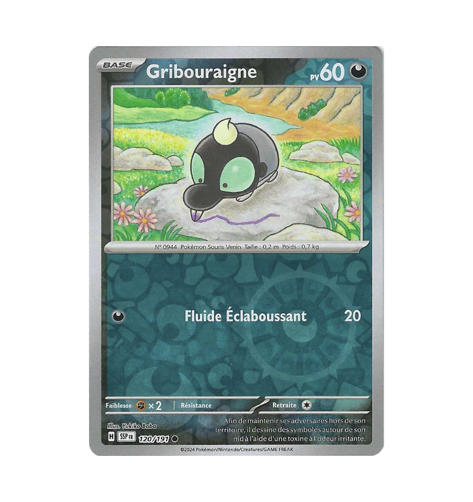 Gribouraigne 120/191 Reverse