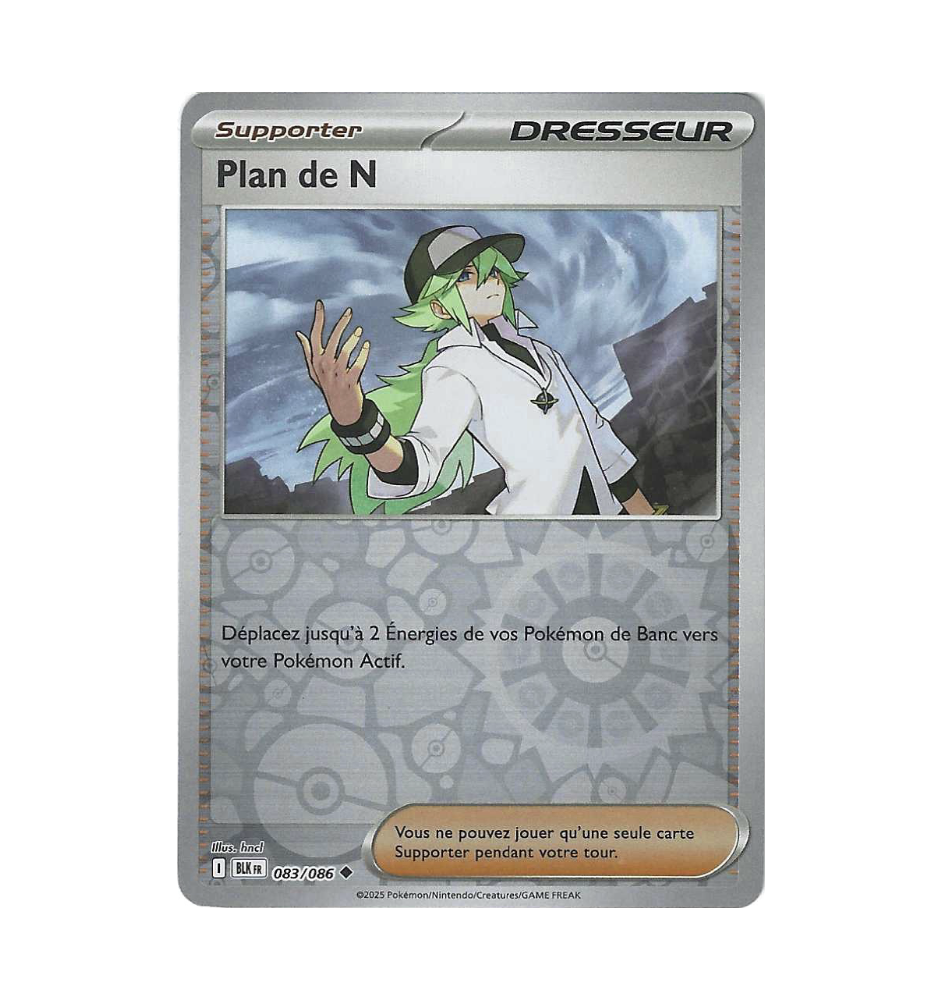 Dresseur Plan De N 083/086 Reverse