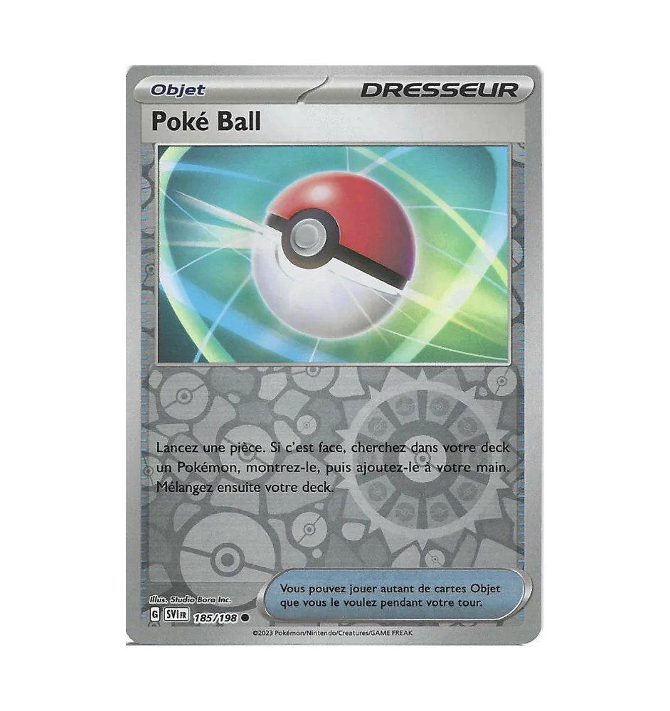 Poké Ball Trainer 185/198 Reverse