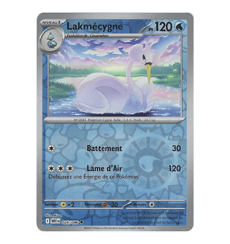 Lakmécygne 026/086 Reverse