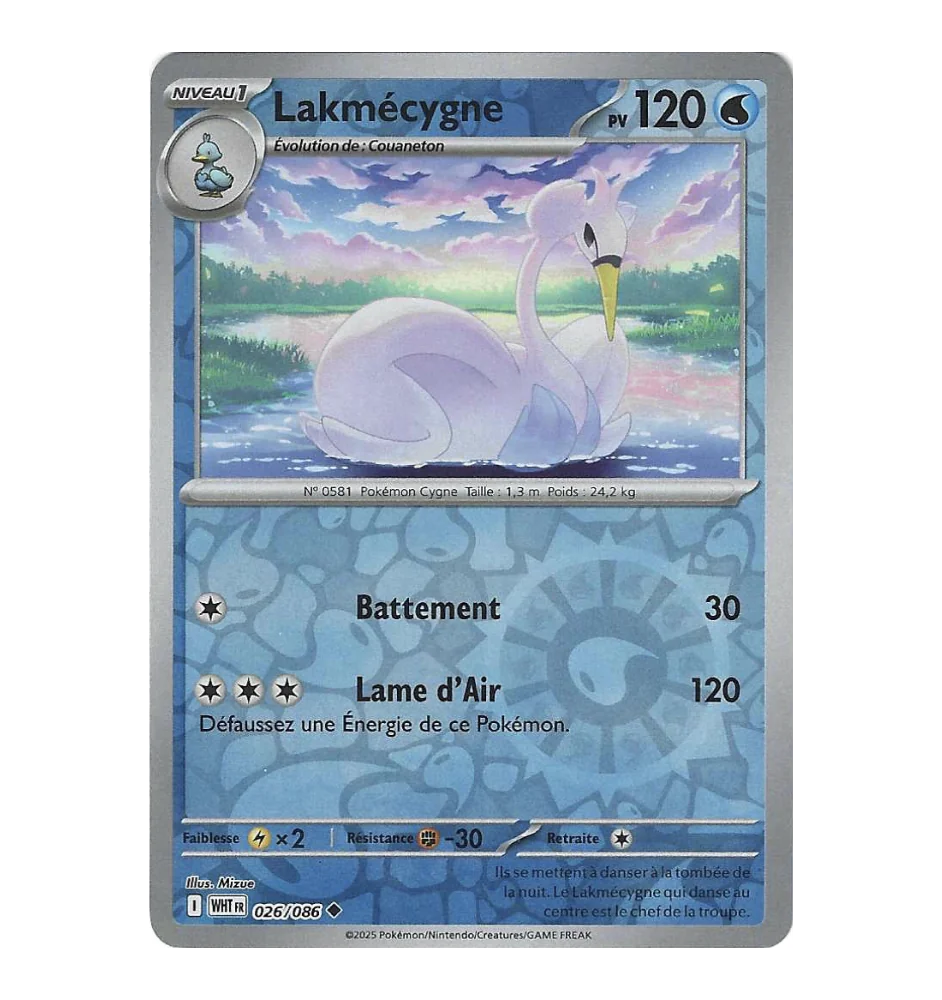 Lakmécygne 026/086 Reverse