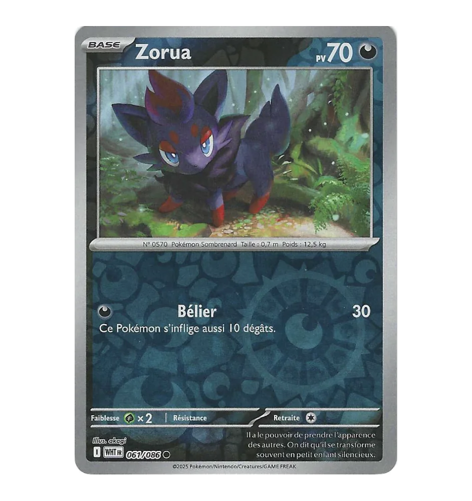 Zorua 061/086 Reverse