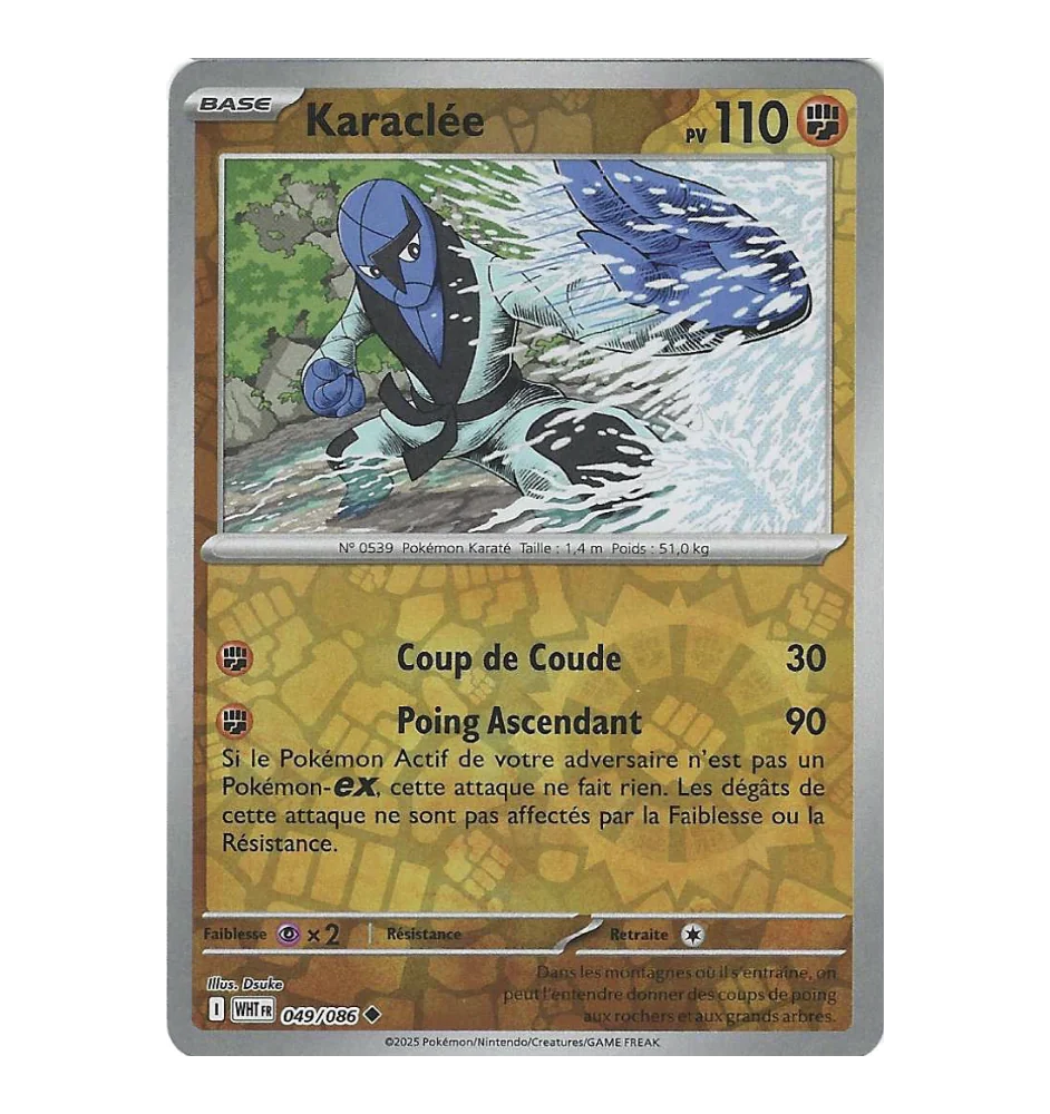 Karaclée 049/086 Reverse