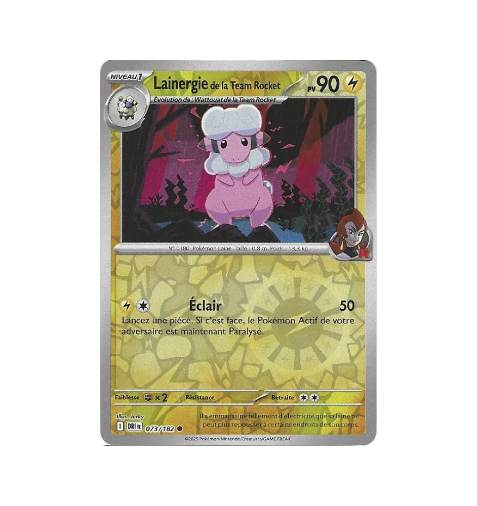 Team Rocket Liner 073/182 Reverse