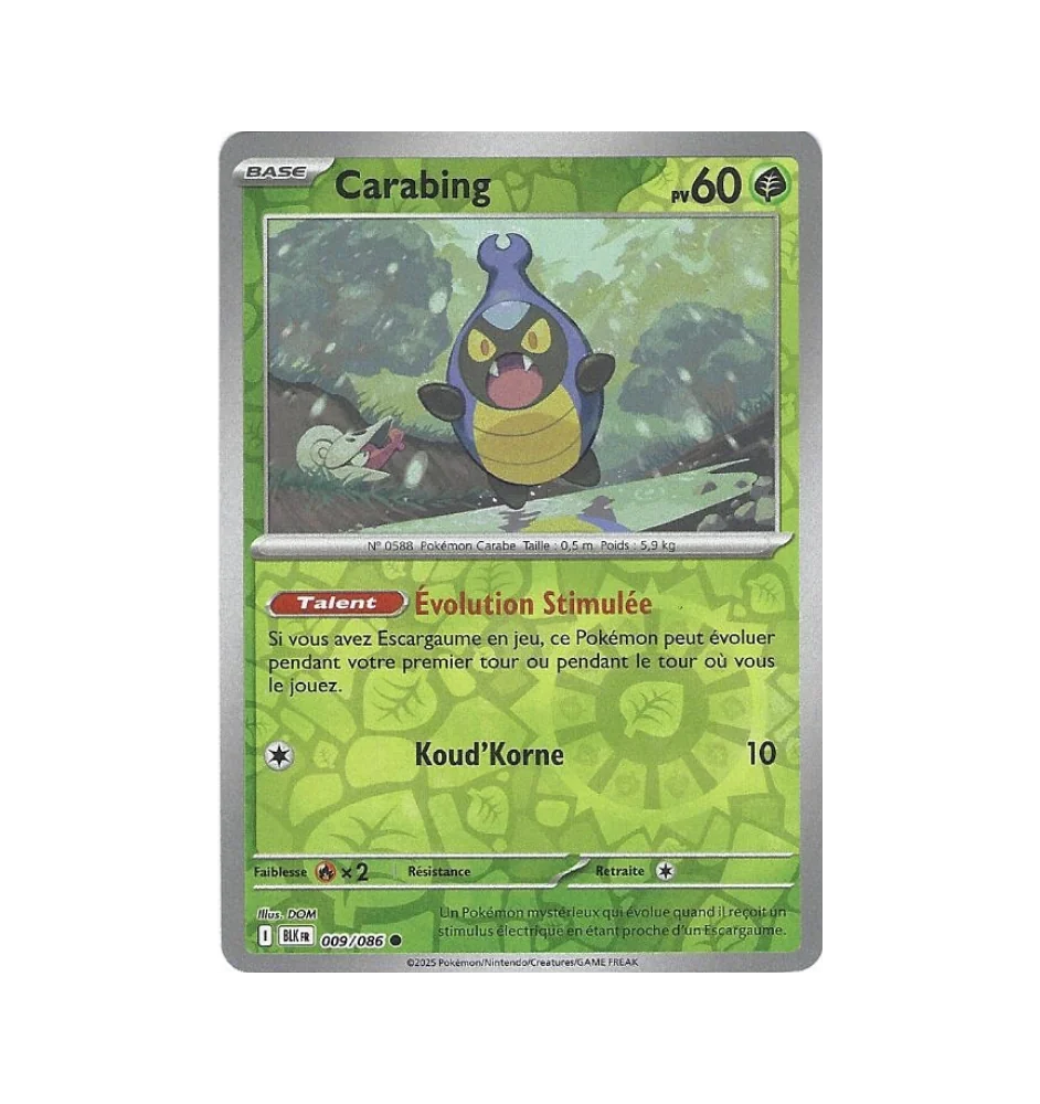 Carabing 009/086 Reverse