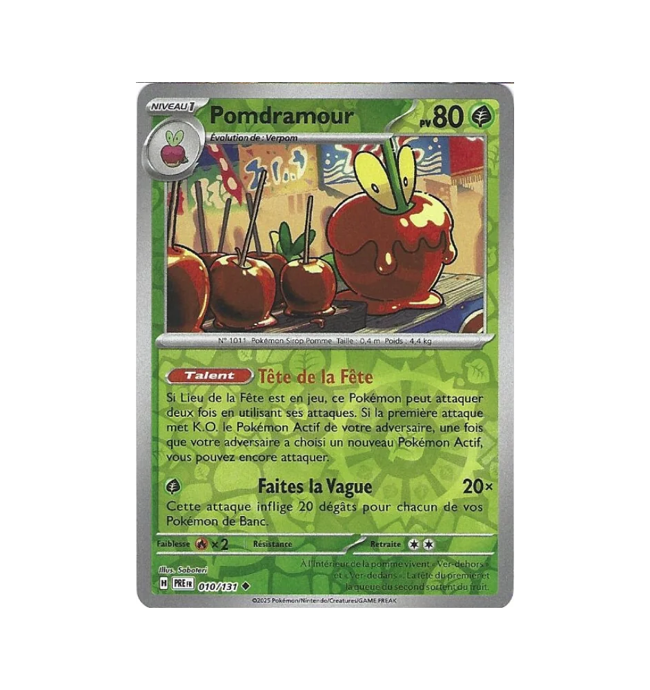 Pomdramour 010/131 Reverse
