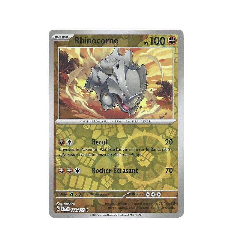 Rhinocorne 111/165 Reverse