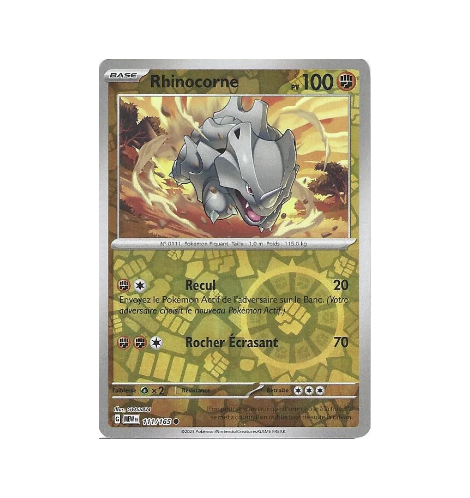 Rhinocorne 111/165 Reverse