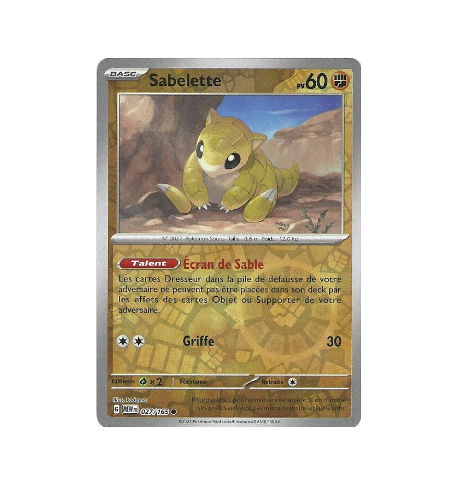 Sabelette 027/165 Reverse