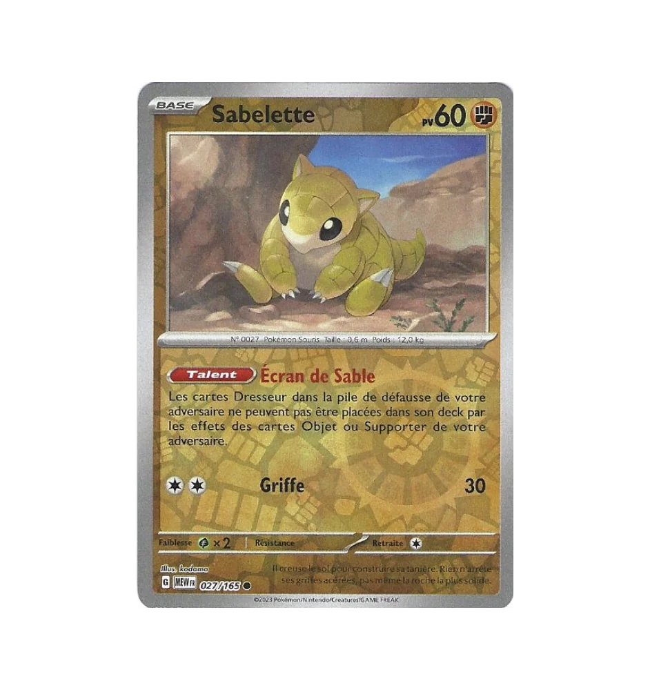 Sabelette 027/165 Reverse