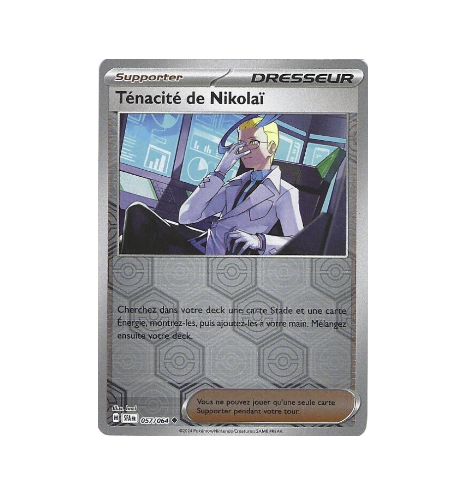 Dresseur Ténacité De Nikolai 057/064 Reverse