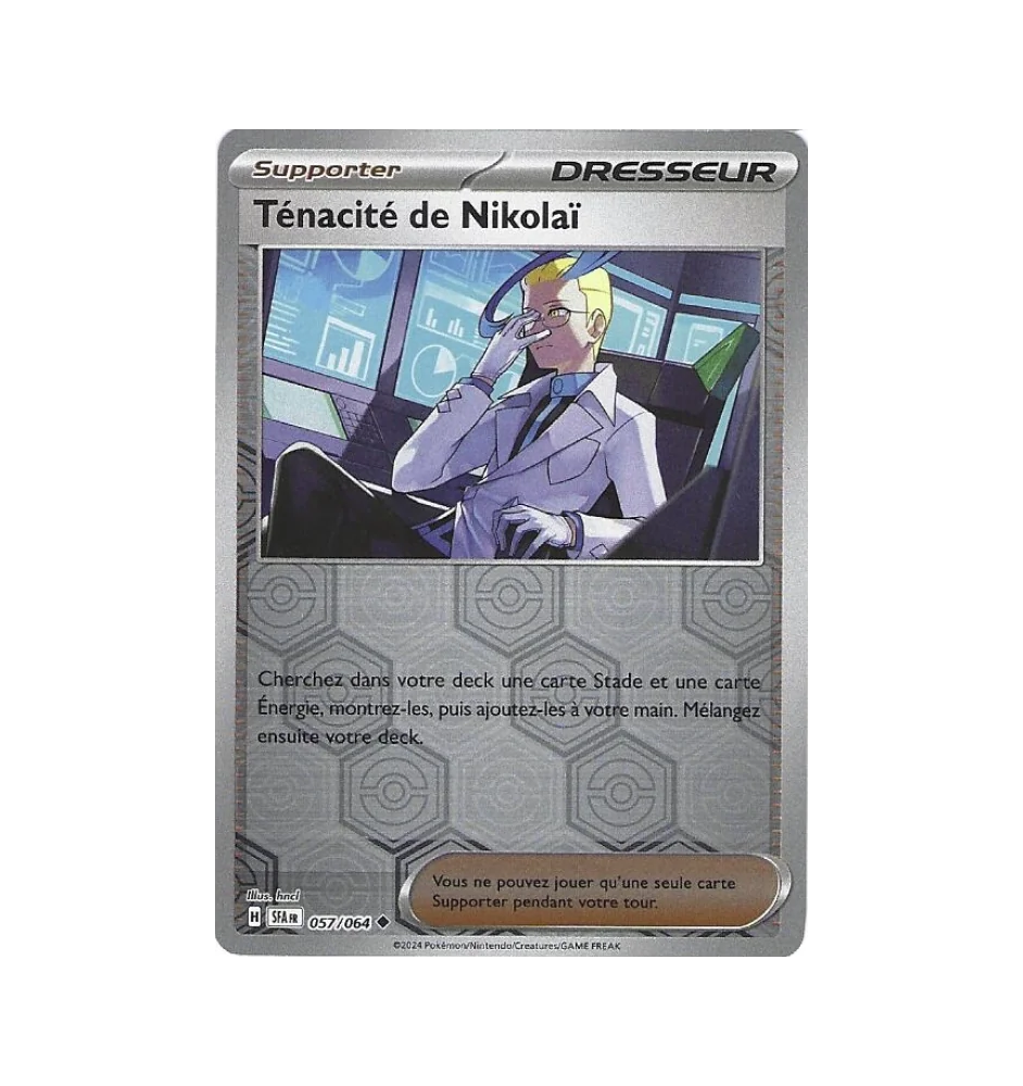 Dresseur Ténacité De Nikolai 057/064 Reverse