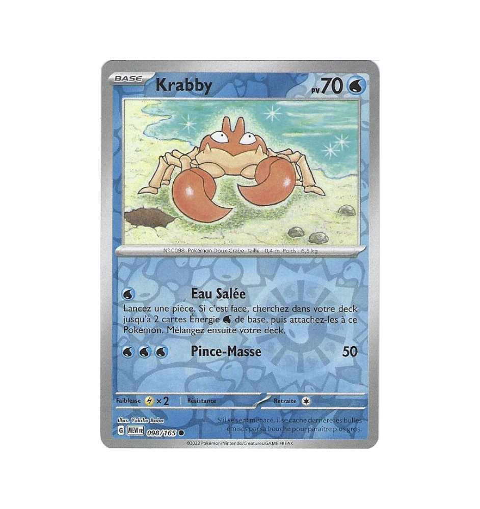 Krabby 098/165 Reverse
