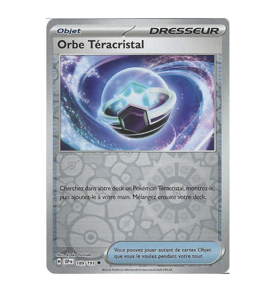 Dresseur Orbe Téracristal 189/191 Reverse