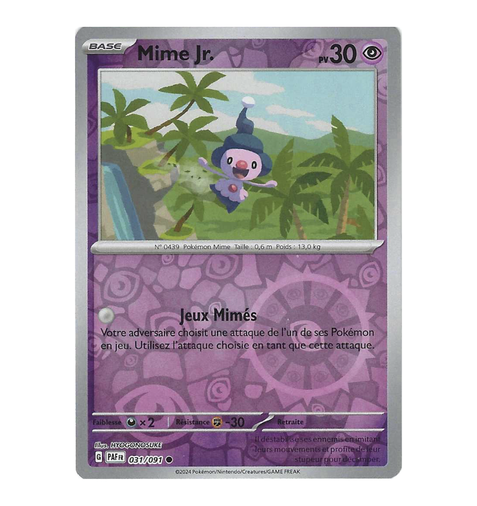 Mime Jr 031/091 Reverse