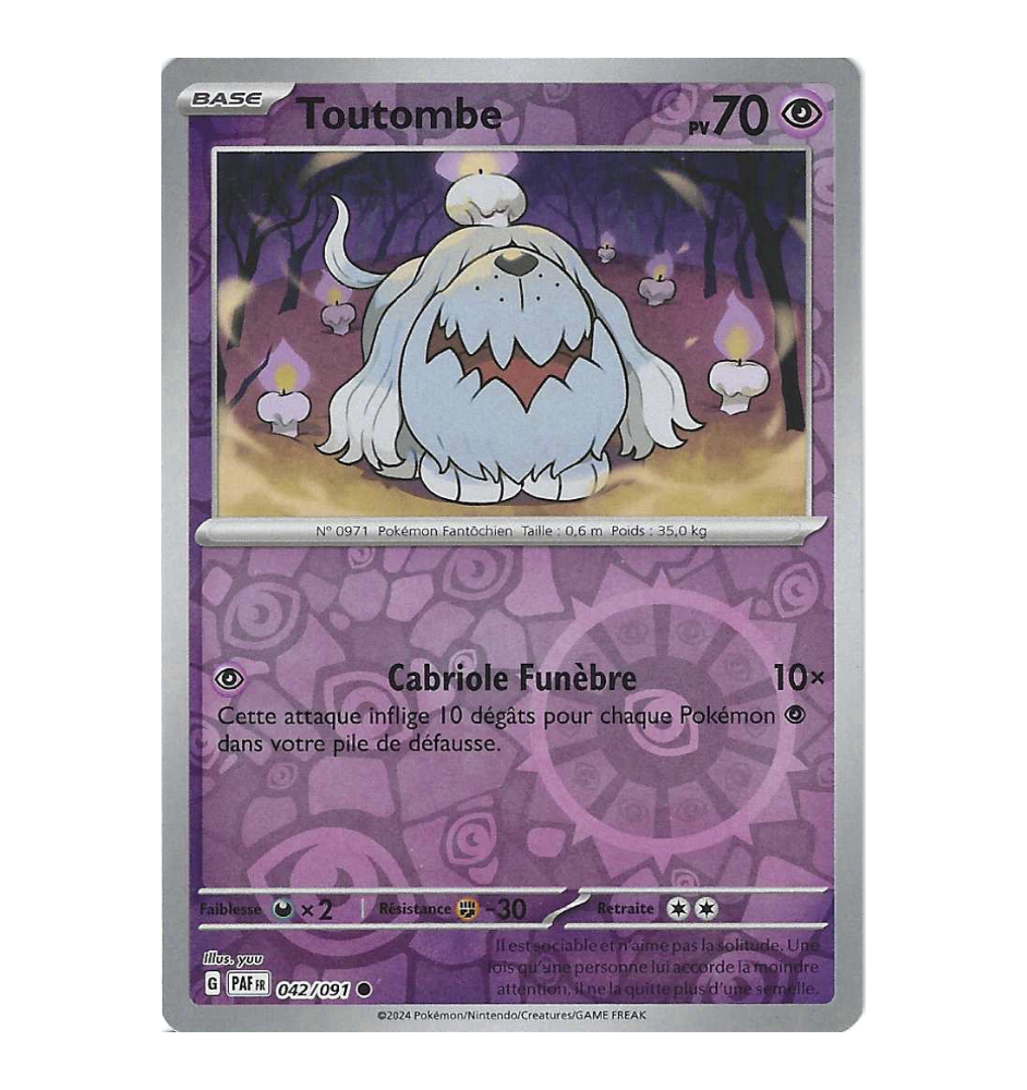 Toutombe 042/091 Reverse