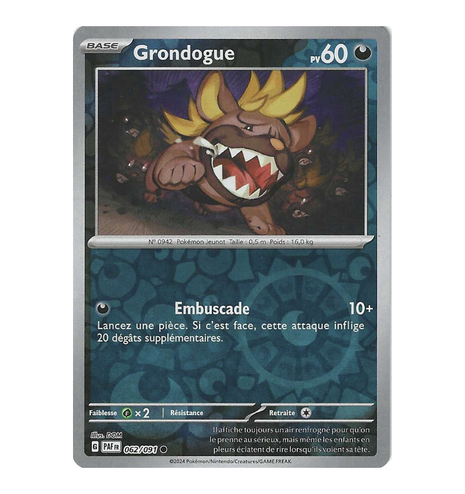 Grondogue 062/091 Reverse