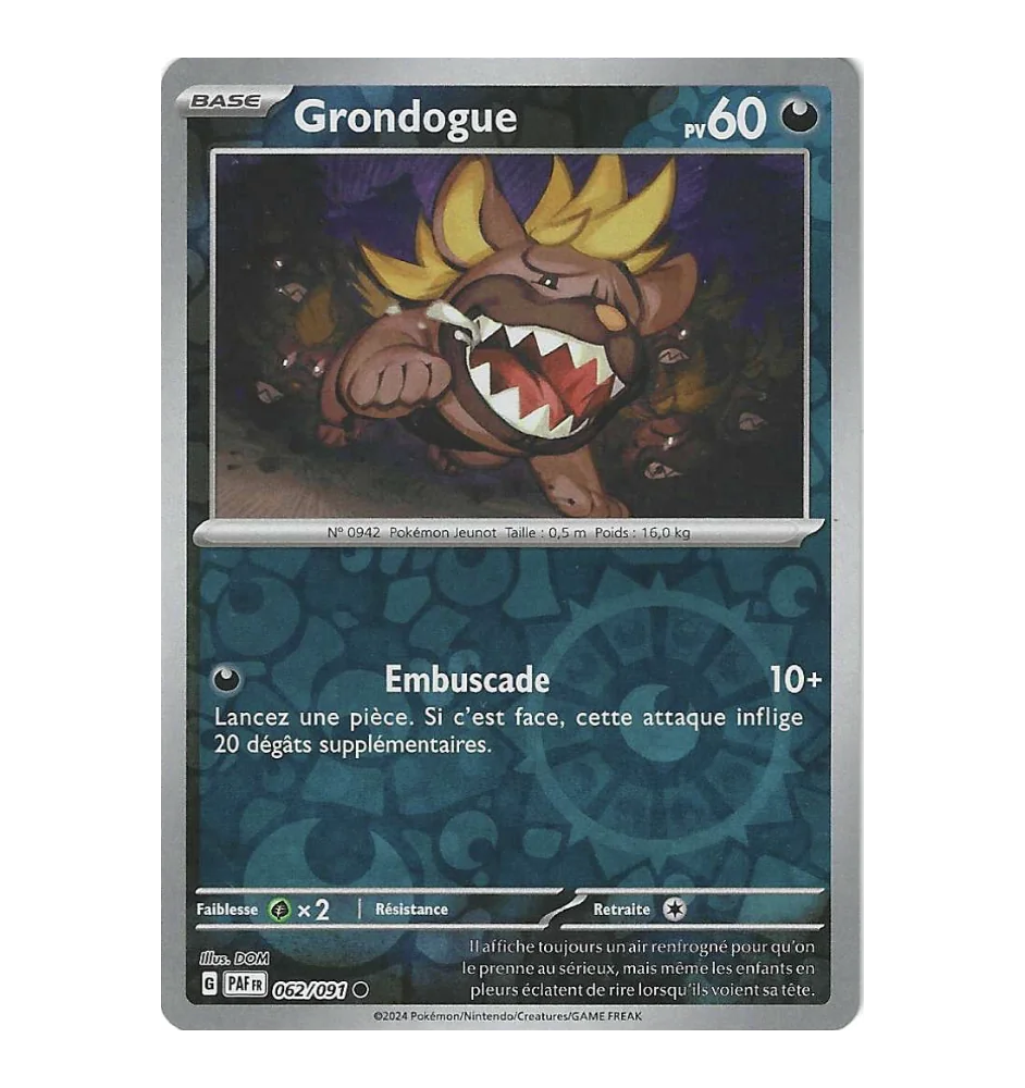 Grondogue 062/091 Reverse