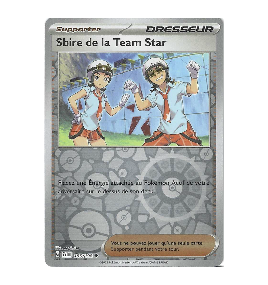 Dresseur Sbire De La Team Star 195/198 Reverse