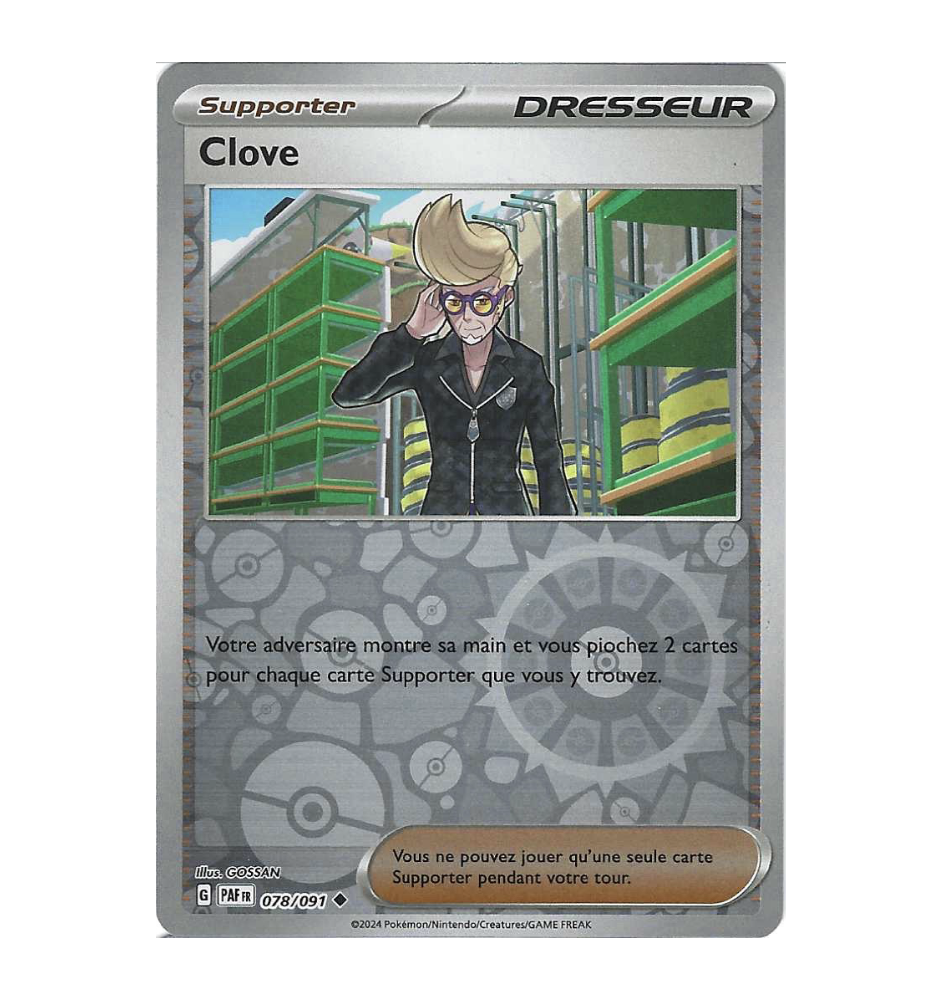 Dresseur Clove 078/091 Reverse