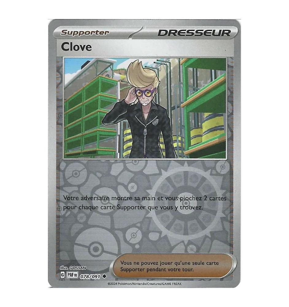 Dresseur Clove 078/091 Reverse