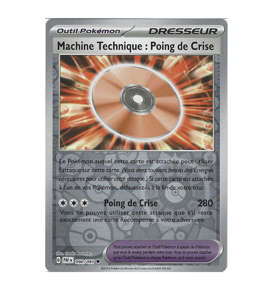 Dresseur Machine Technique : Poing De Crise 090/091 Reverse