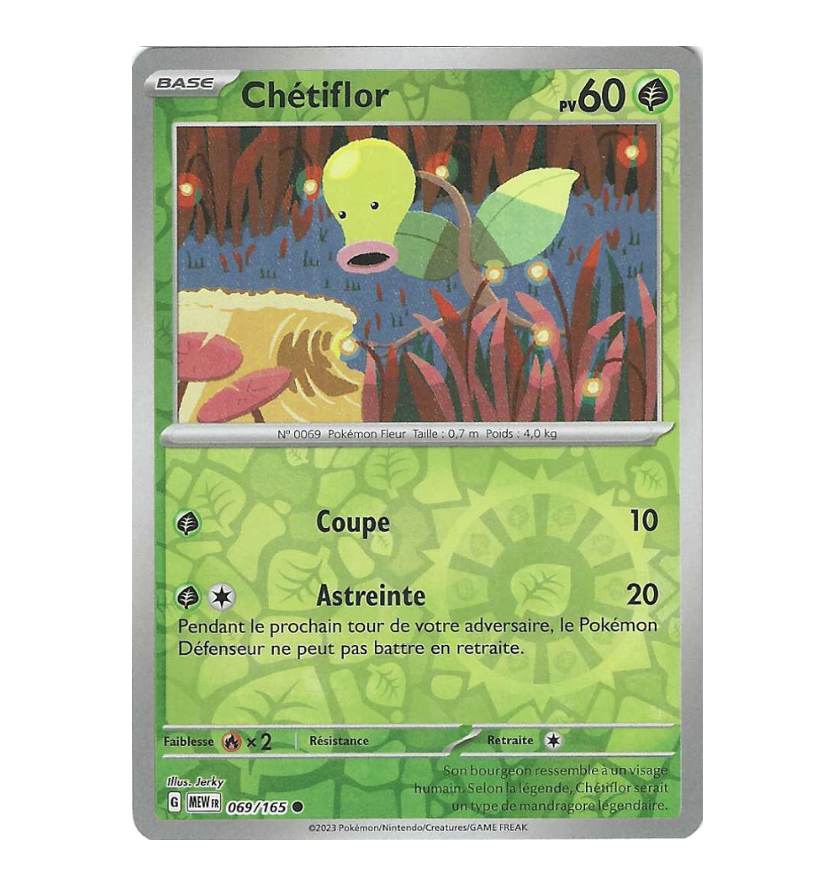 Chétiflor 069/165 Reverse