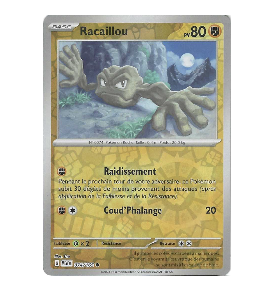 Racaillou 074/165 Reverse