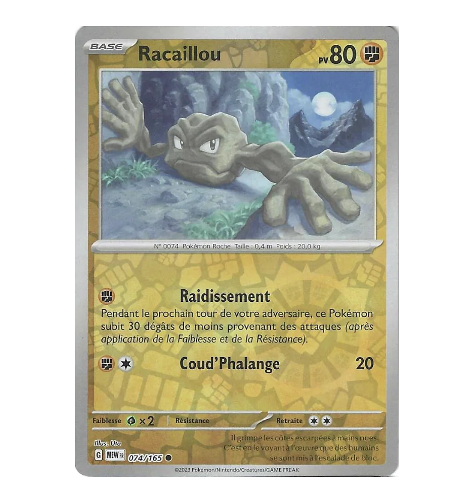 Racaillou 074/165 Reverse