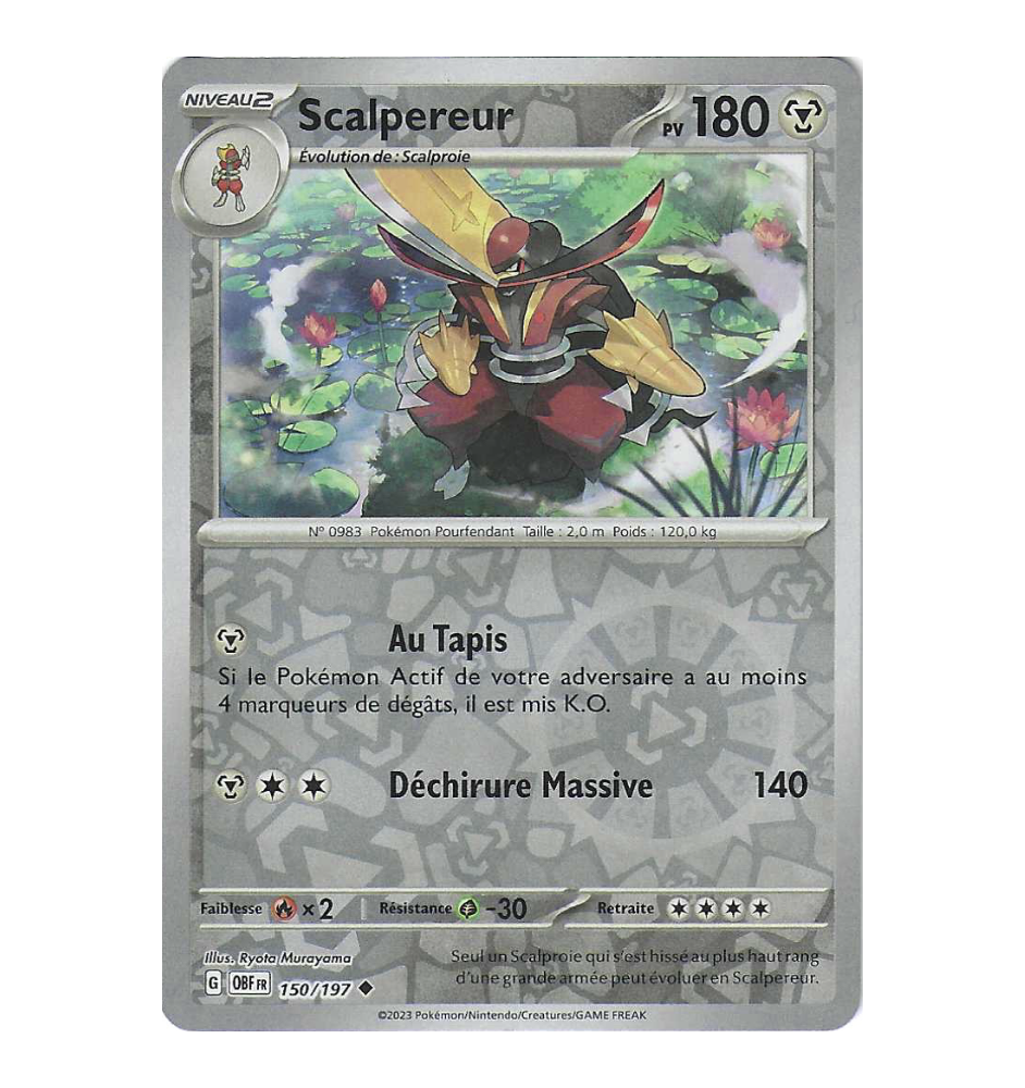 Scalpereur 150/197 Reverse