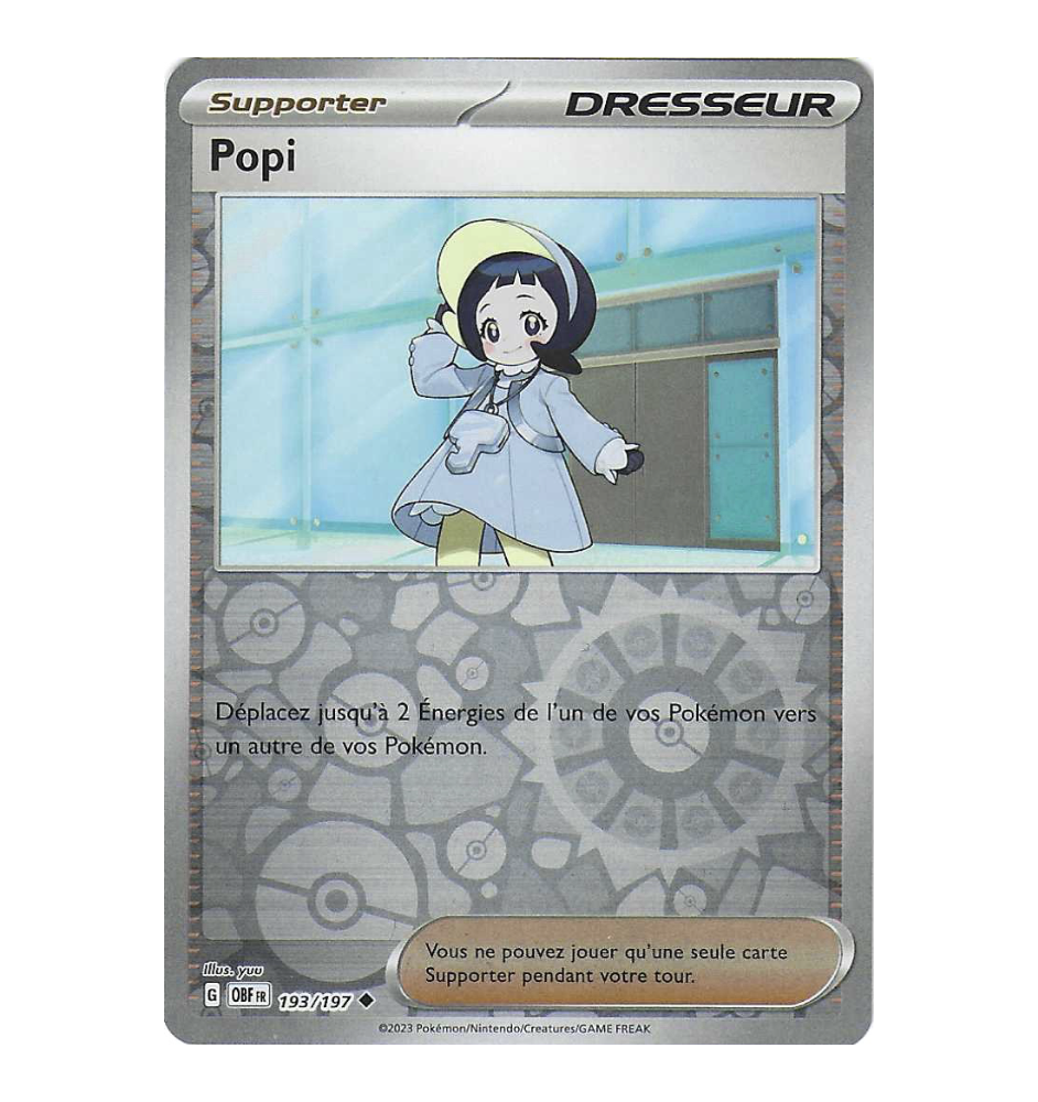 Dresseur Popi 193/197 Reverse