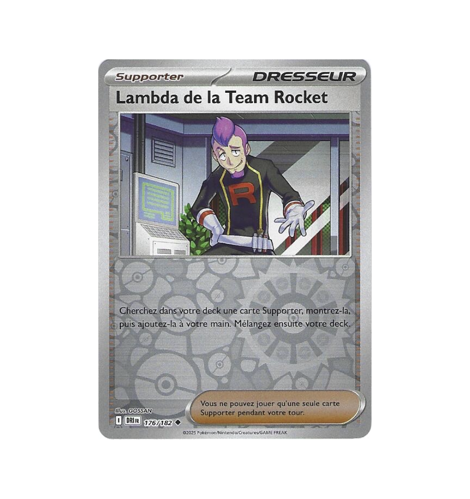 Dresseur Lambda De La Team Rocket 176/182 Reverse