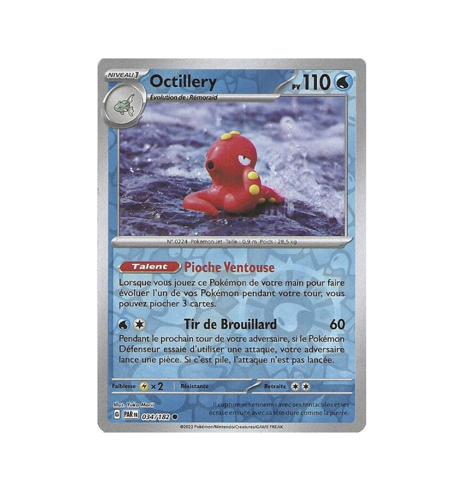 Octillery 034/182 Reverse