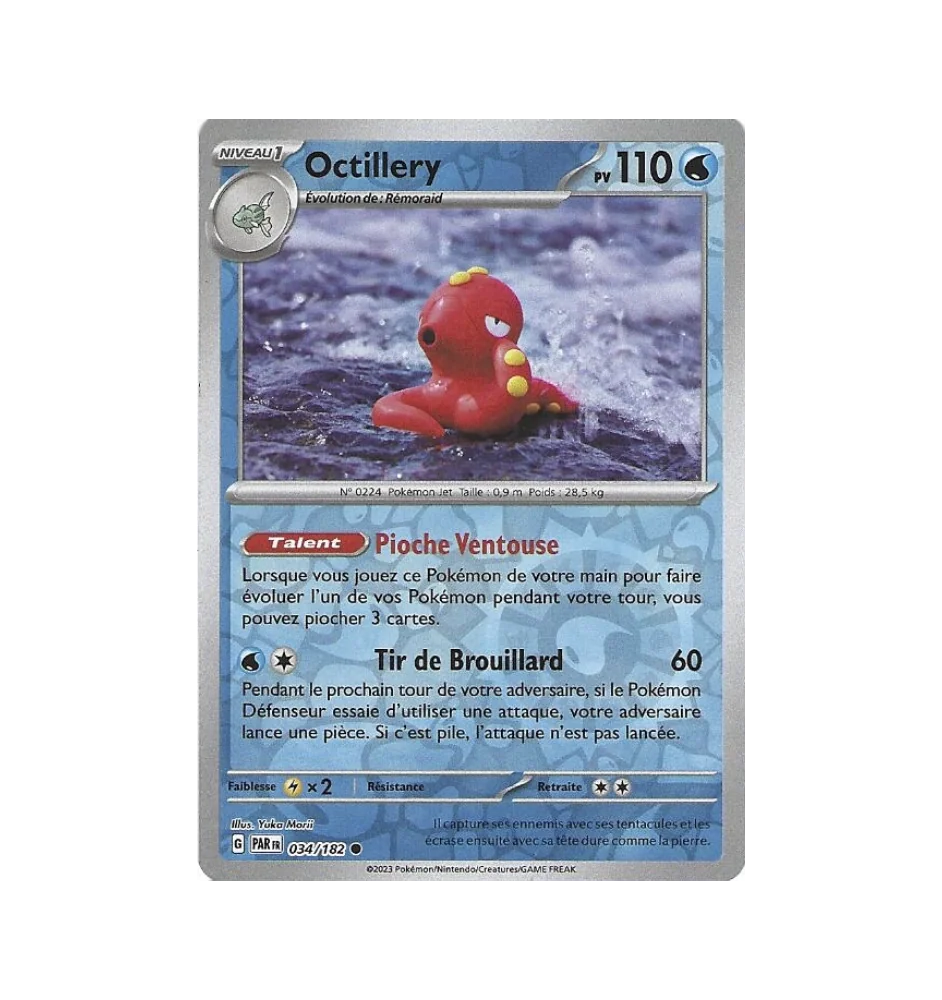 Octillery 034/182 Reverse