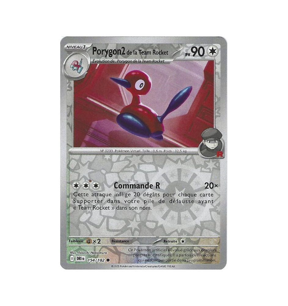 Porygon 2 De La Team Rocket 154/182 Reverse