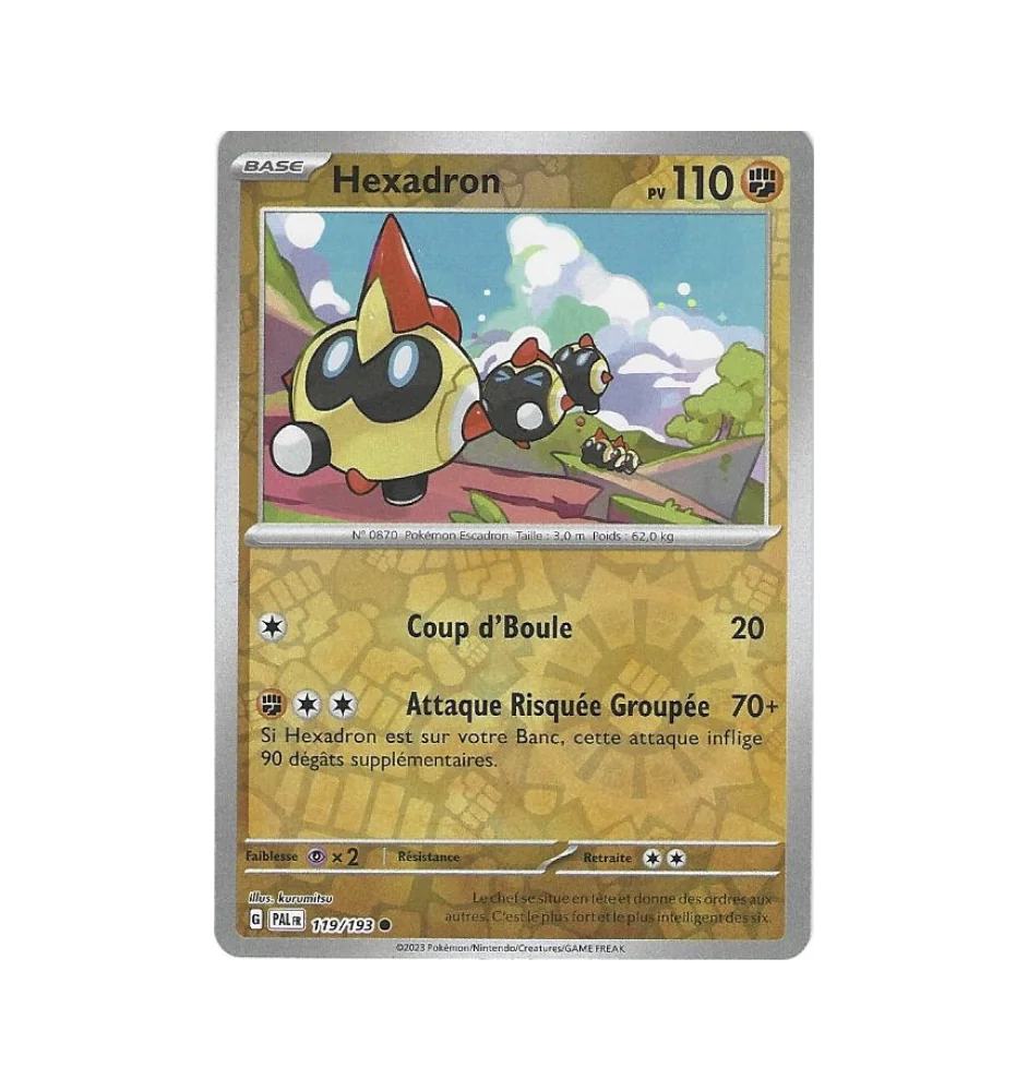 Hexadron 119/193 Reverse Evolutions à paldéa