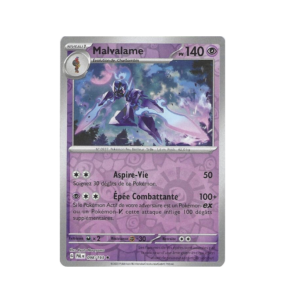 Malvalame 098/193 Reverse