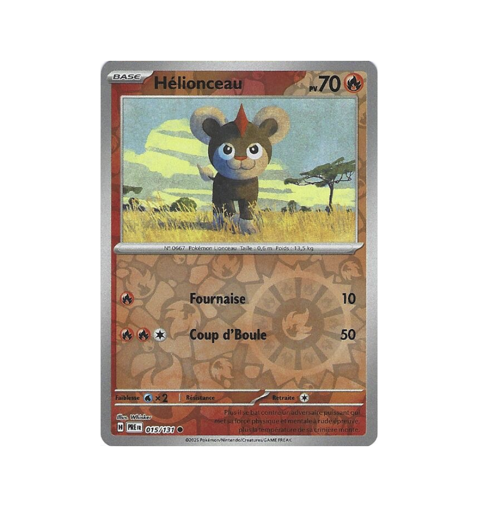 Hélionceau 015/131 Reverse