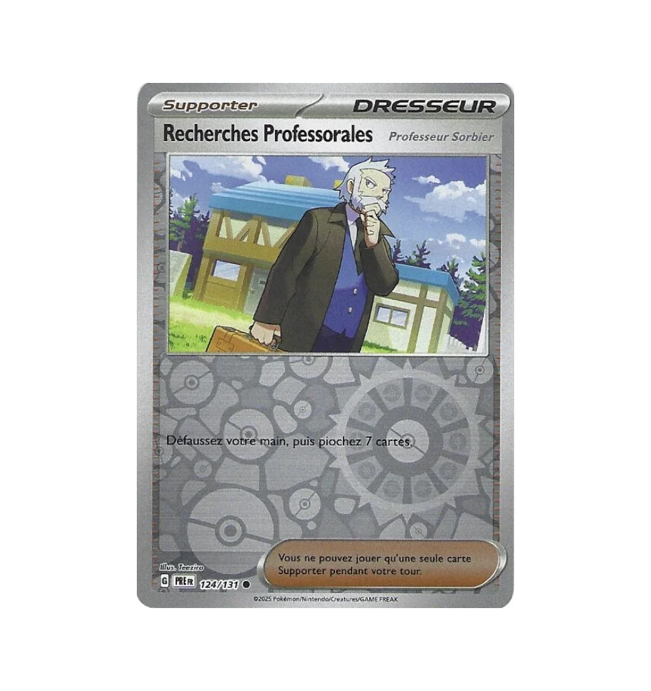 Trainer, Research Professor, Sorbier 124/131 Reverse