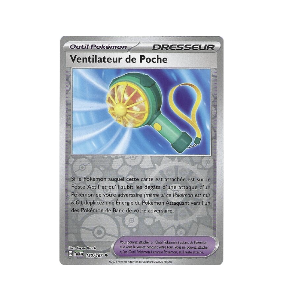 Dresseur Ventilateur De Poche 150/167 Reverse