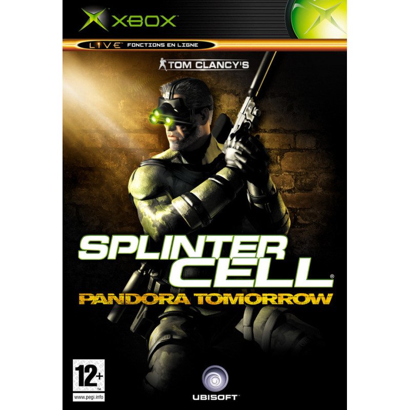 Xbox 1ere Splinter Cell Pandora Tomorrow Sn