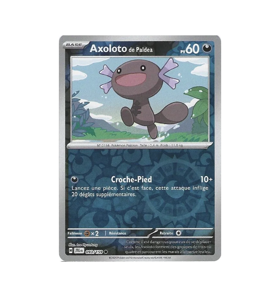 Paldéa Axolotl 093/159 Reverse