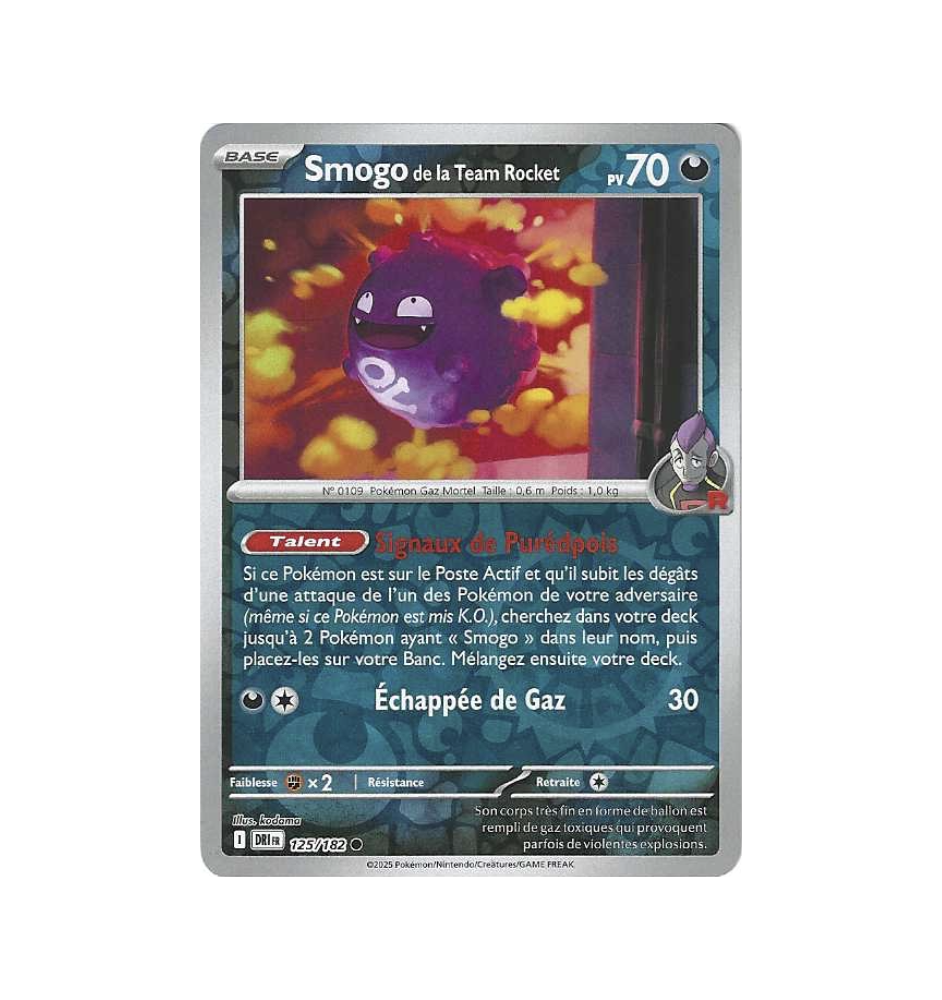 Smogo De La Team Rocket 125/182 Reverse