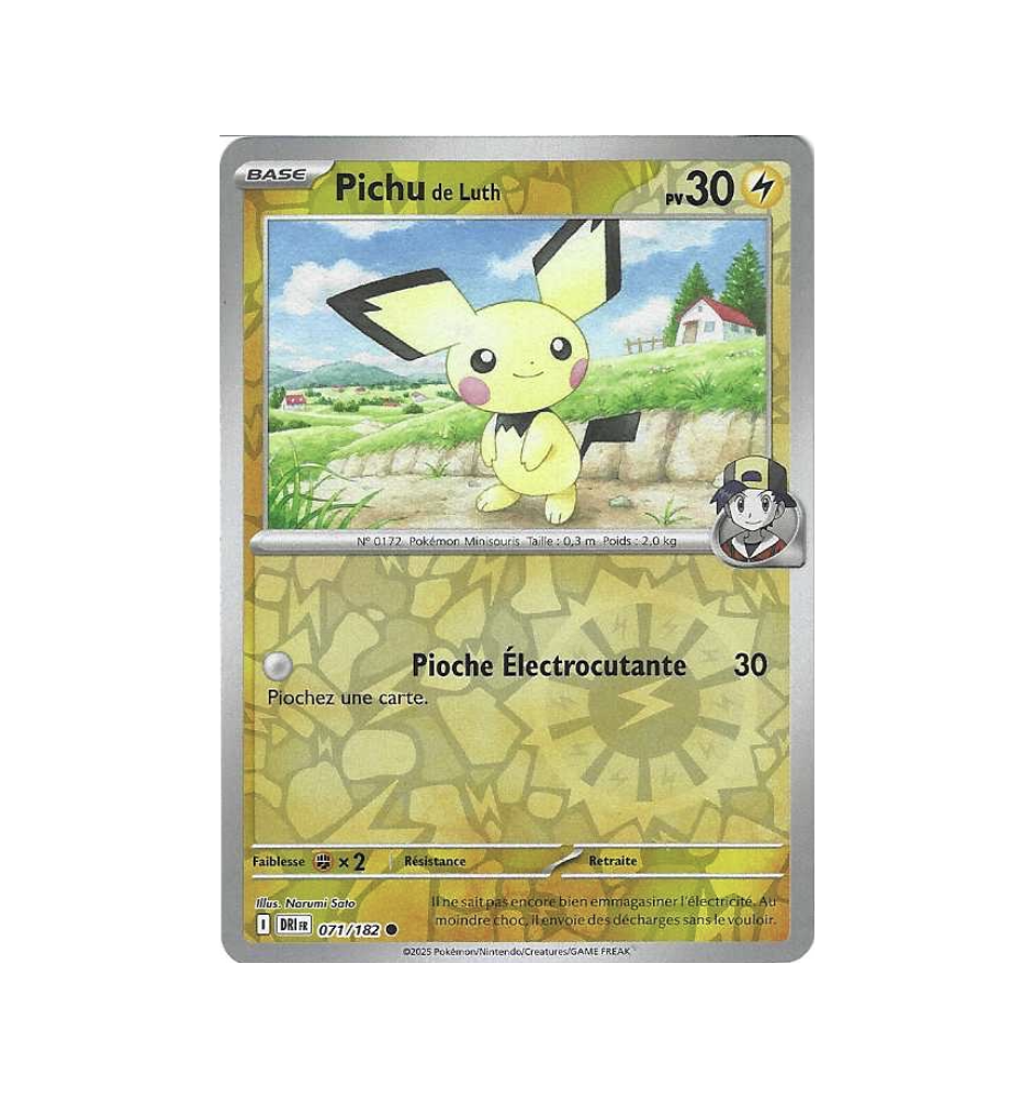 Pichu De Luth 071/182 Reverse