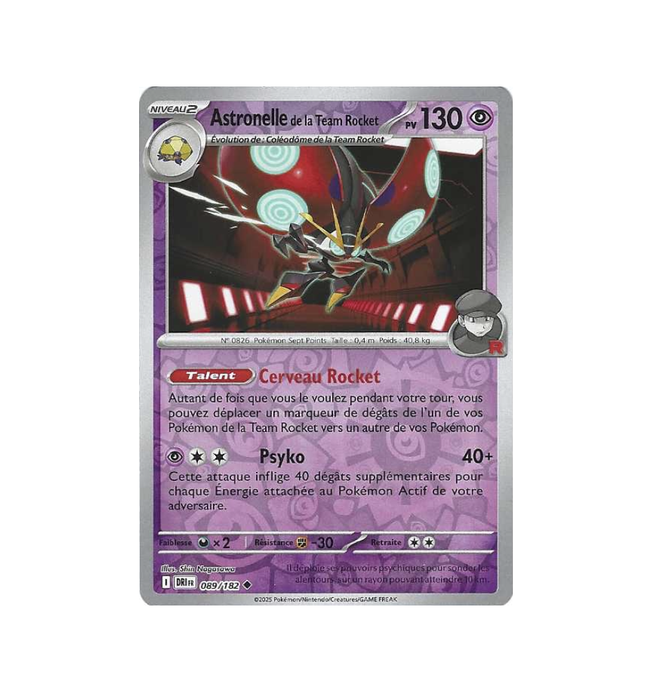 Astronelle De La Team Rocket 089/182 Reverse