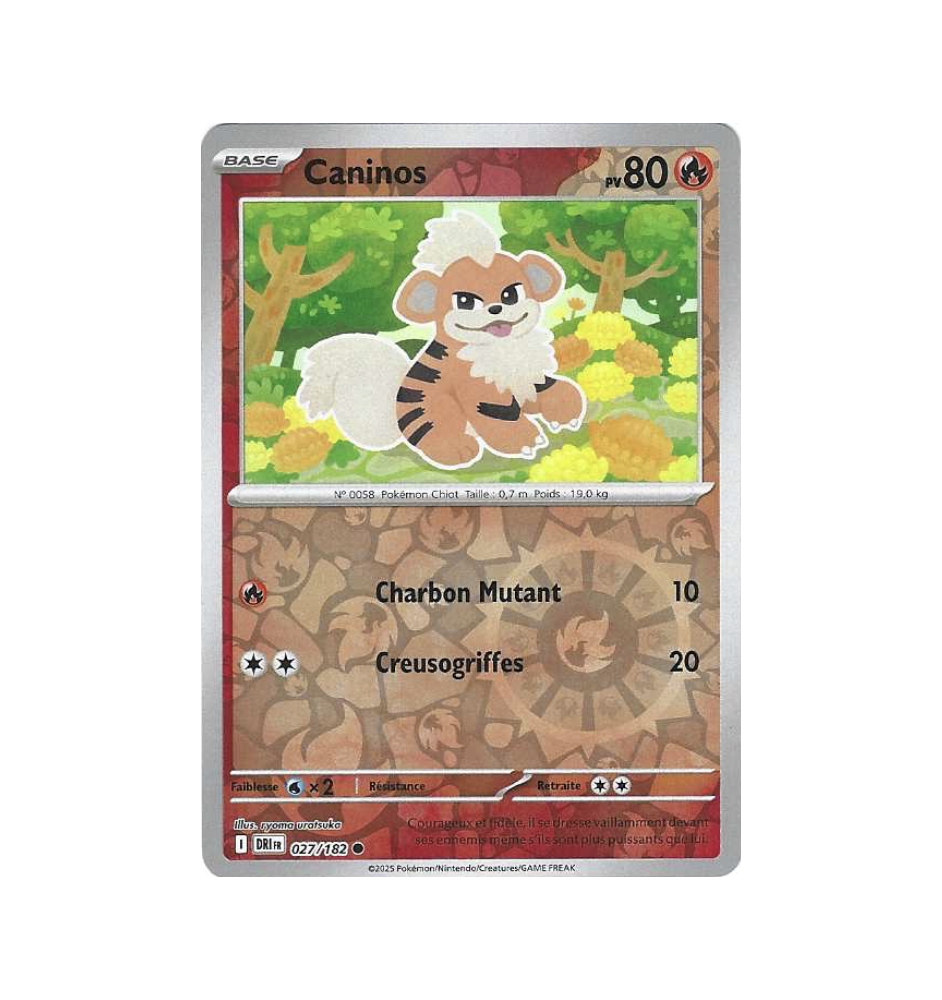 Caninos 027/182 Reverse