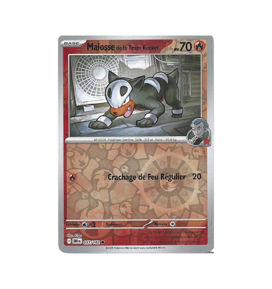 Malosse De La Team Rocket 037/182 Reverse